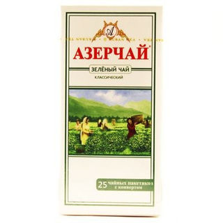 Чай Азерчай зеленый 25пак